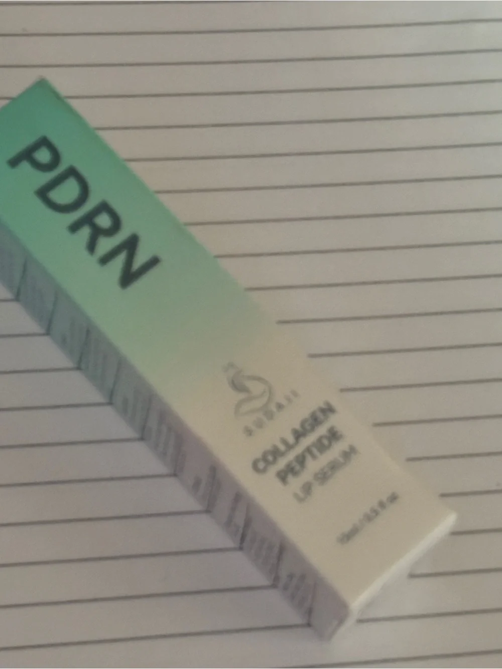 PDRN Collagen Peptide Lip Serum - Mint/White